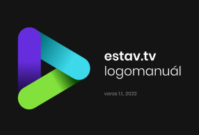Logo estav.tv - kompletní podklady k logu a logomanuál